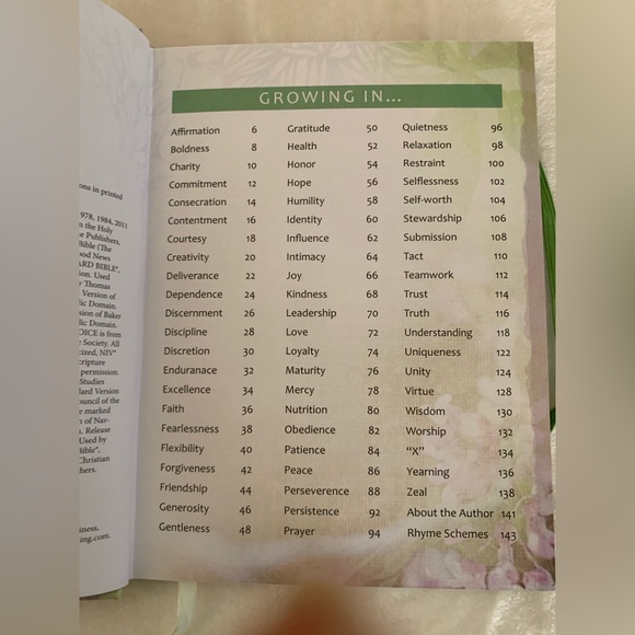 Growing in Grace Devotional Journal (NWOT) - Picture 7 of 7